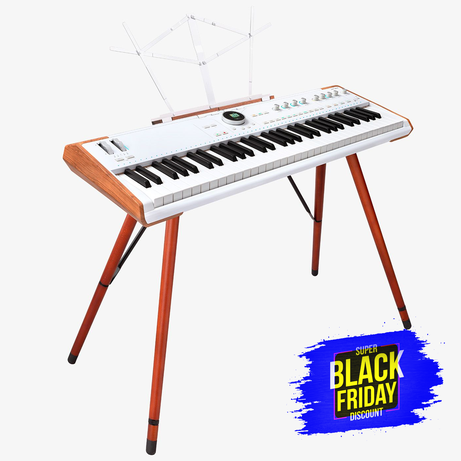 Arturia AstroLab 61-key Stage Keyboard with wooden legs PROMO
