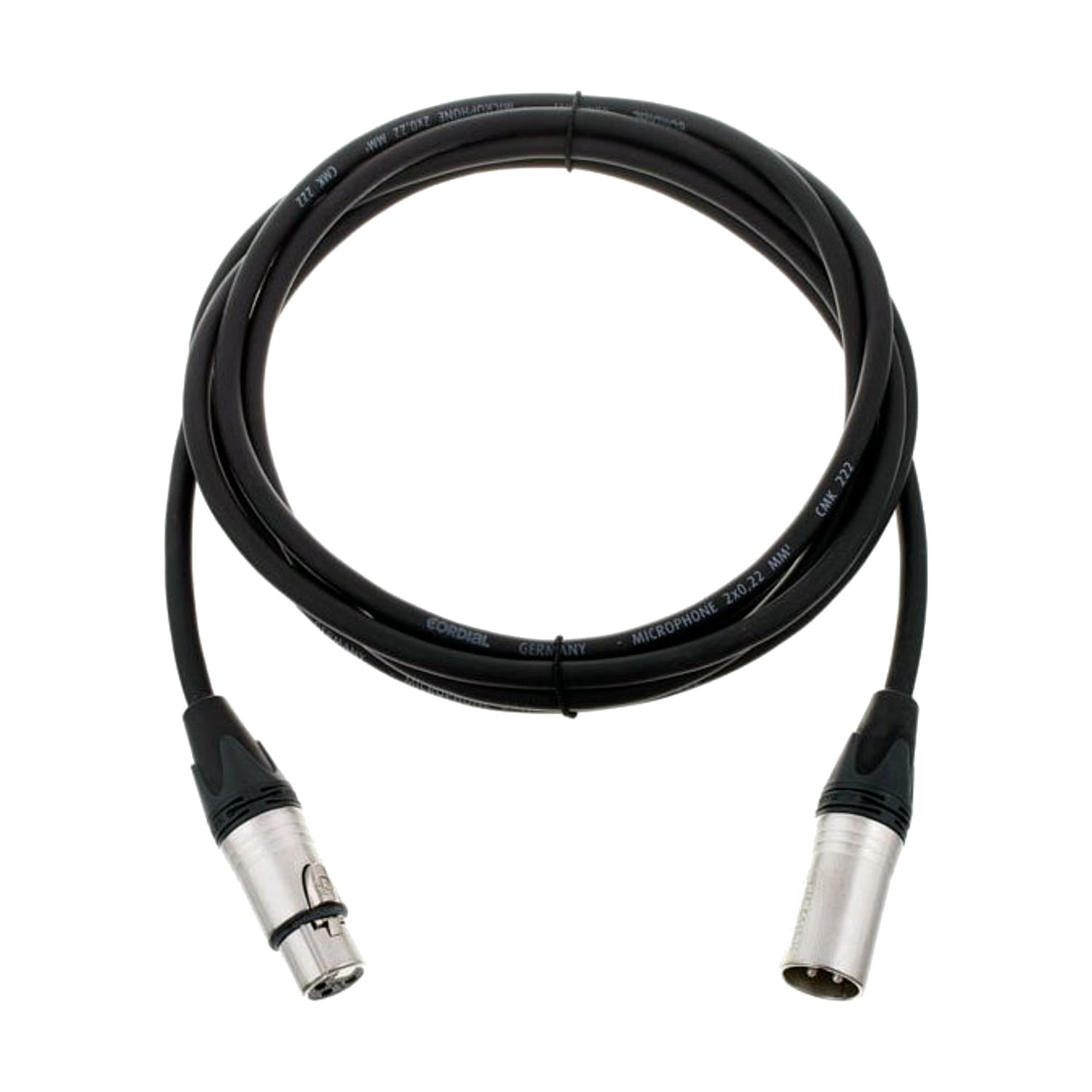 Cordial CPM 3 meter XLR Professional microphone cable