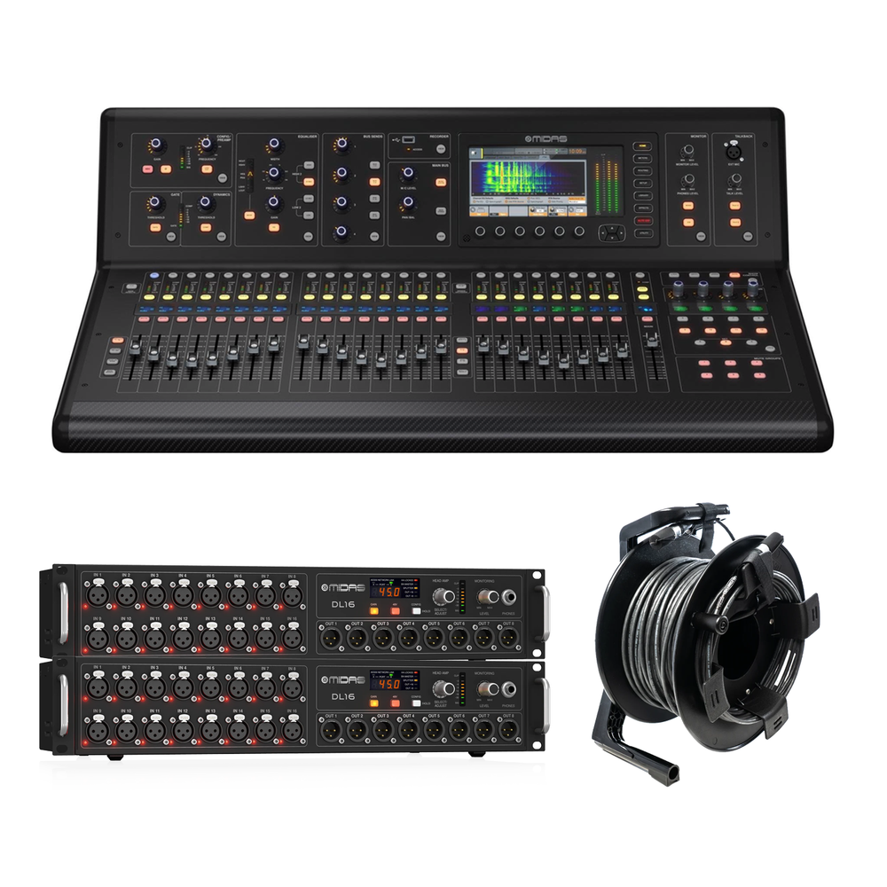 Midas Sa Midas M32 Live Digital Mixer Super Bundle