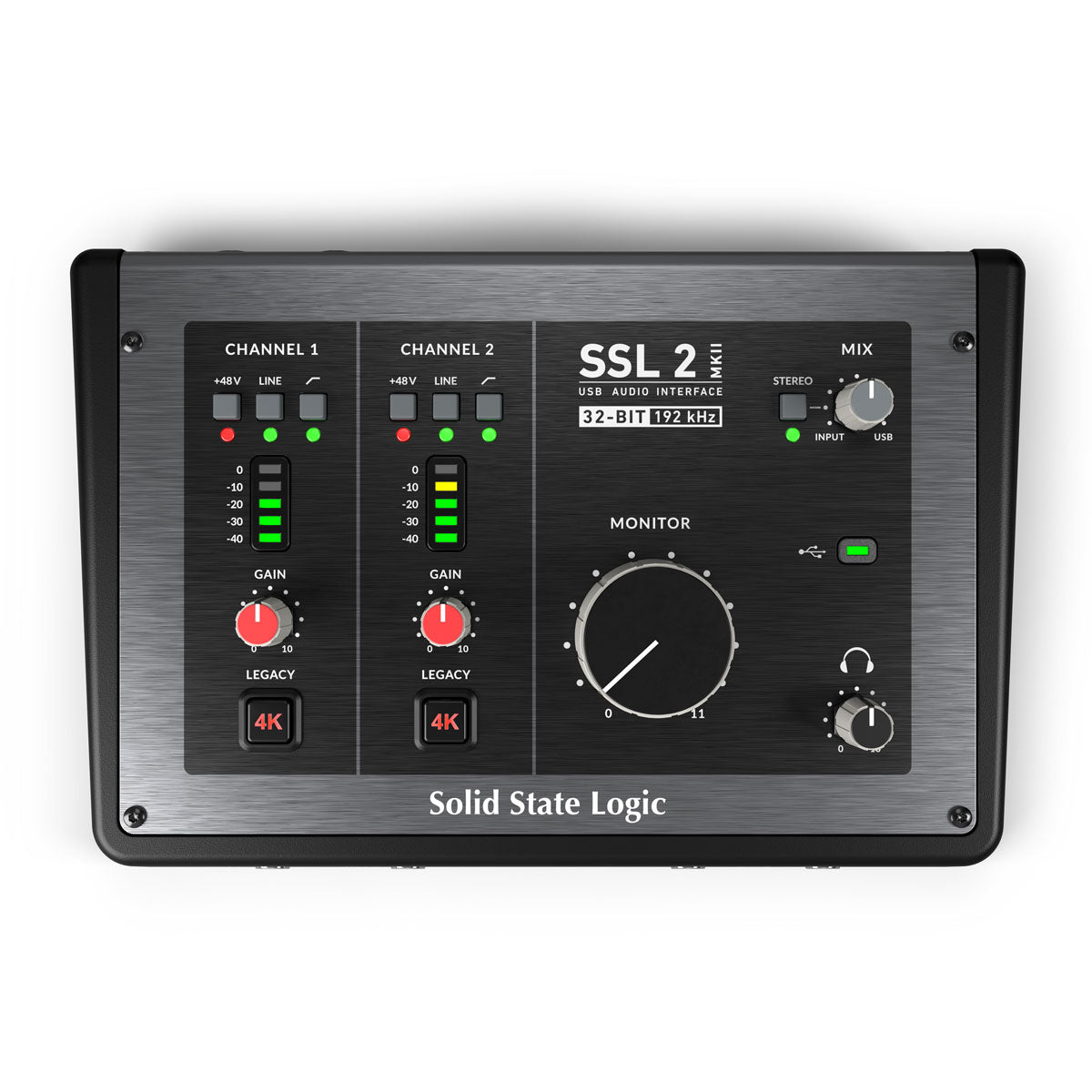 Solid State Logic SSL2 MKII 32-bit 192 kHz USB Audio Interface