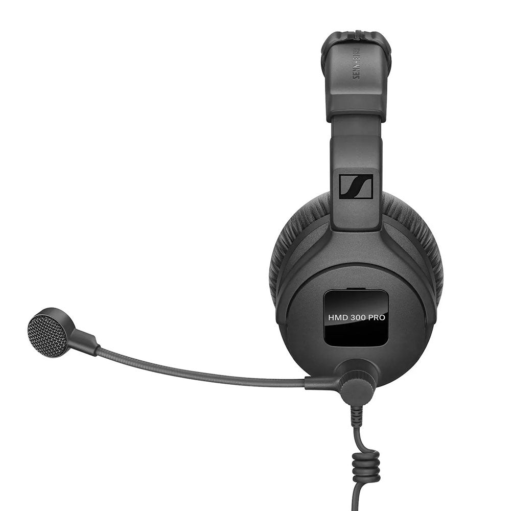 Sennheiser HMD 300 S Broadcast Headset with Dynamic Mic, Single Sided (Cable Inc)