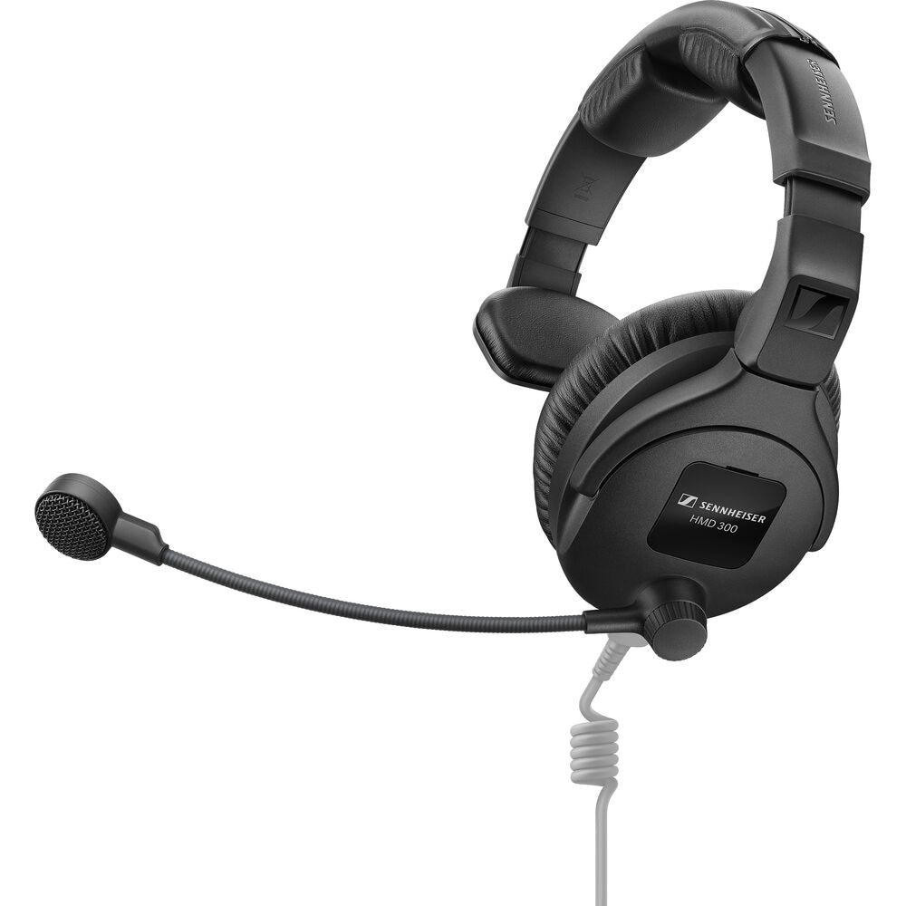 Sennheiser HMD 300 S Broadcast Headset with Dynamic Mic, Single Sided (Cable Inc)