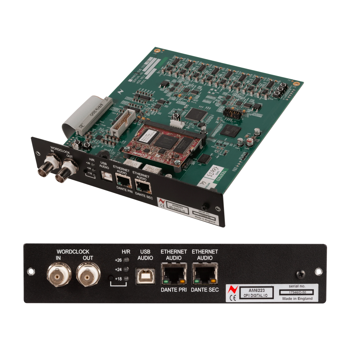 AMS Neve 1073OPX 8-channel Microphone Preamp with USB or Dante or ADAT