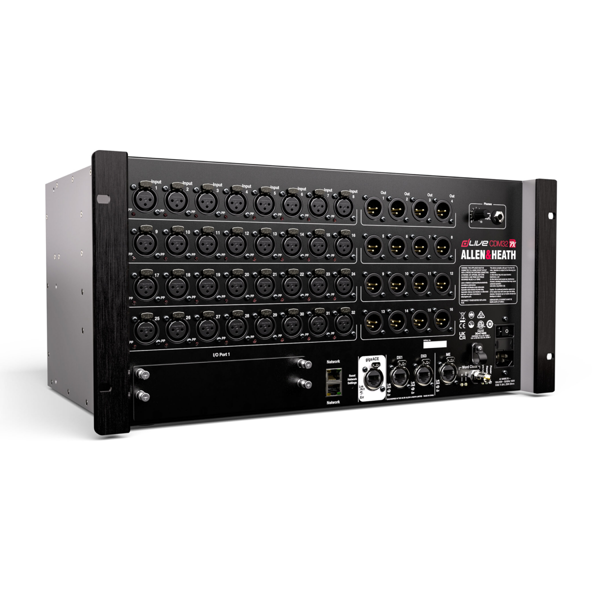 Allen & Heath dLive CDM32 MixRacks 32-Input Digital Stage Box - Price on Request