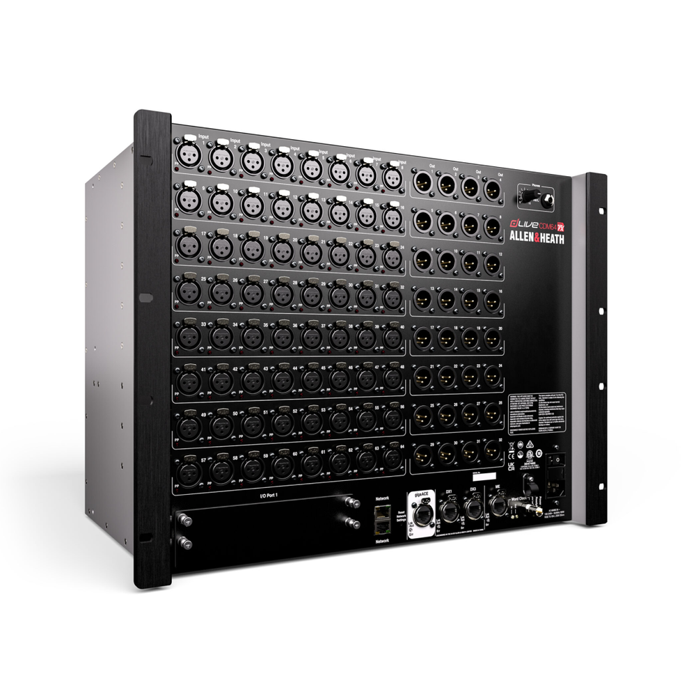 Allen & Heath dLive CDM64-U MixRack 64-input Digital Stage Box