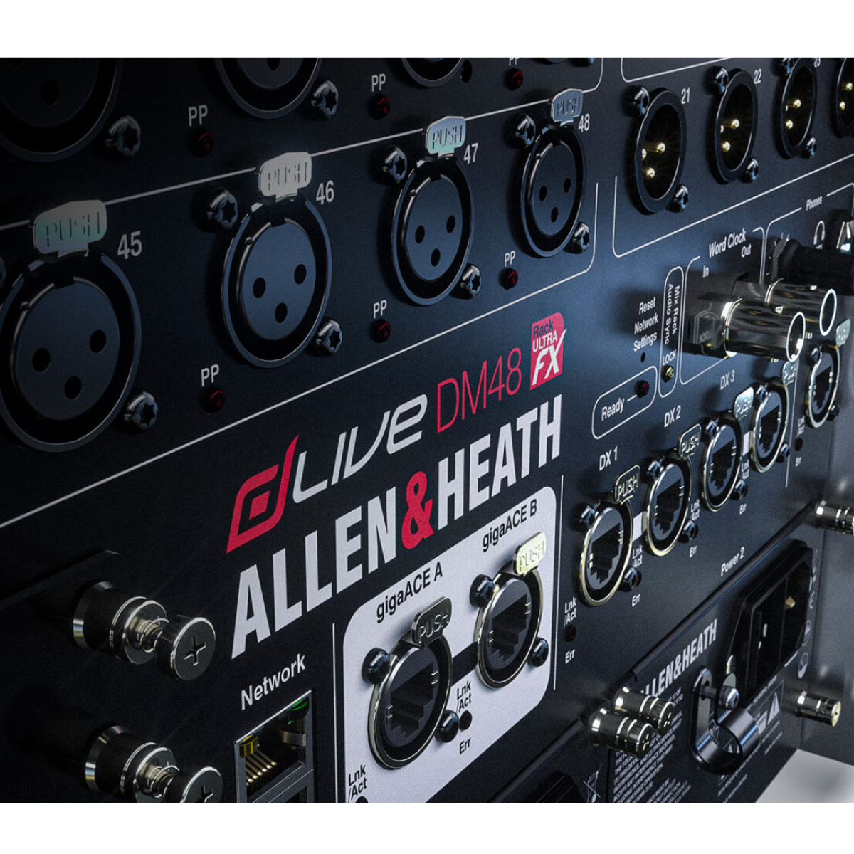 Allen & Heath dLive DM48 MixRack 48-input Digital Stage Box - Price on Request