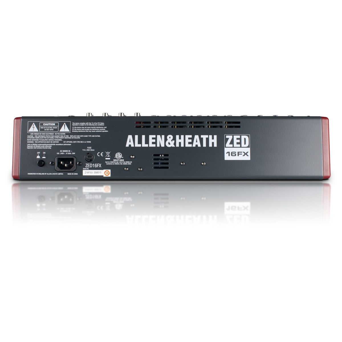 Allen & Heath ZED-16FX 16-channel Mixer with USB Audio Interface & Effects