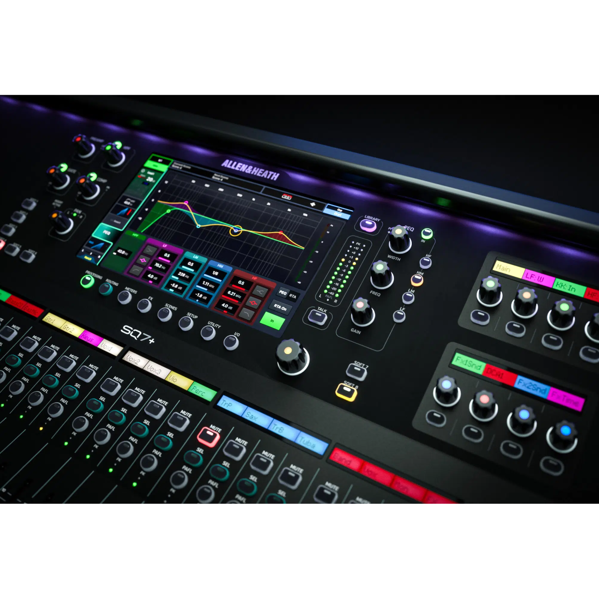 Allen & Heath SQ7+ 48-Channel / 44-Bus Digital Mixer Console
