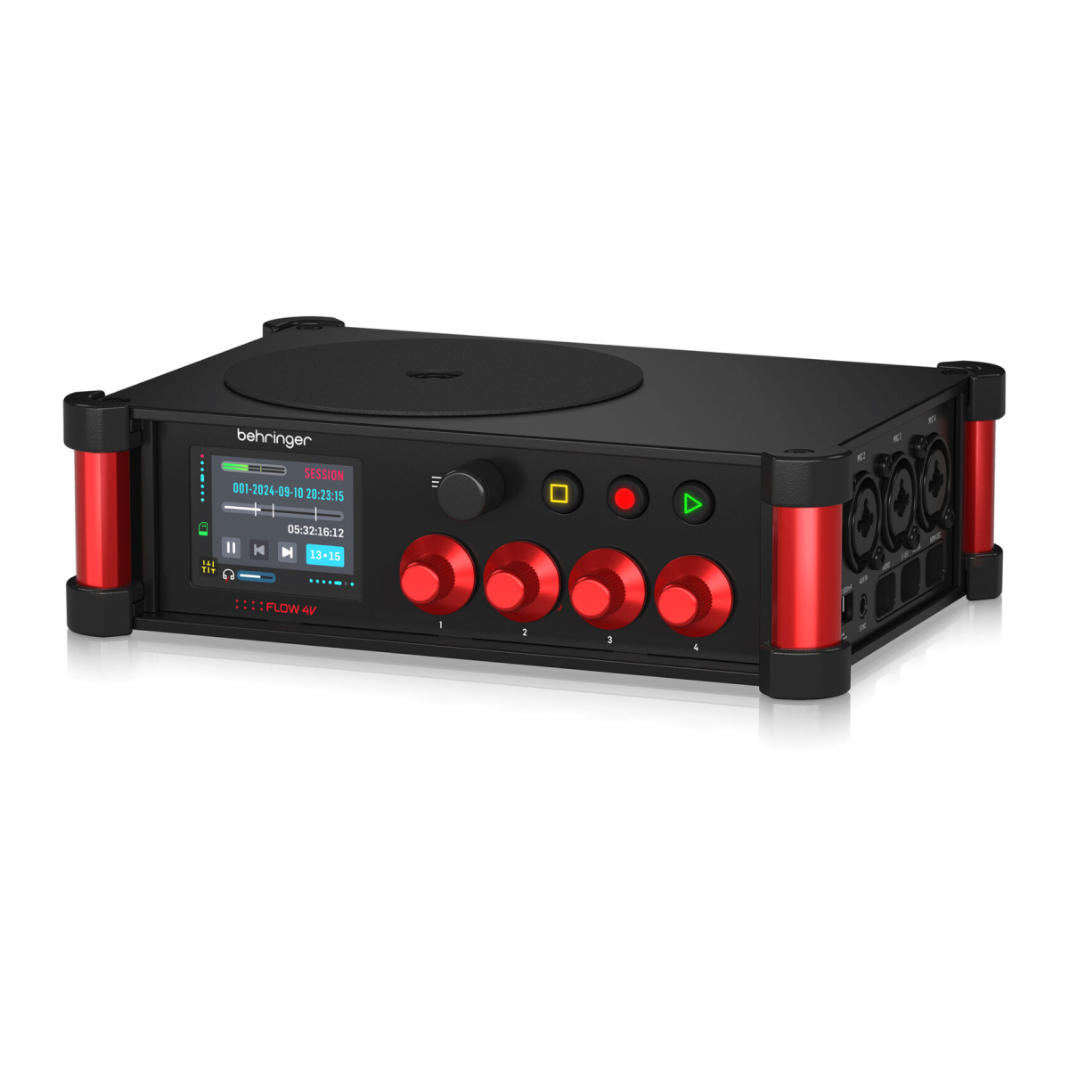 Behringer FLOW 4V:  10-track Digital Field Mixer & Audio Interface for Video Production