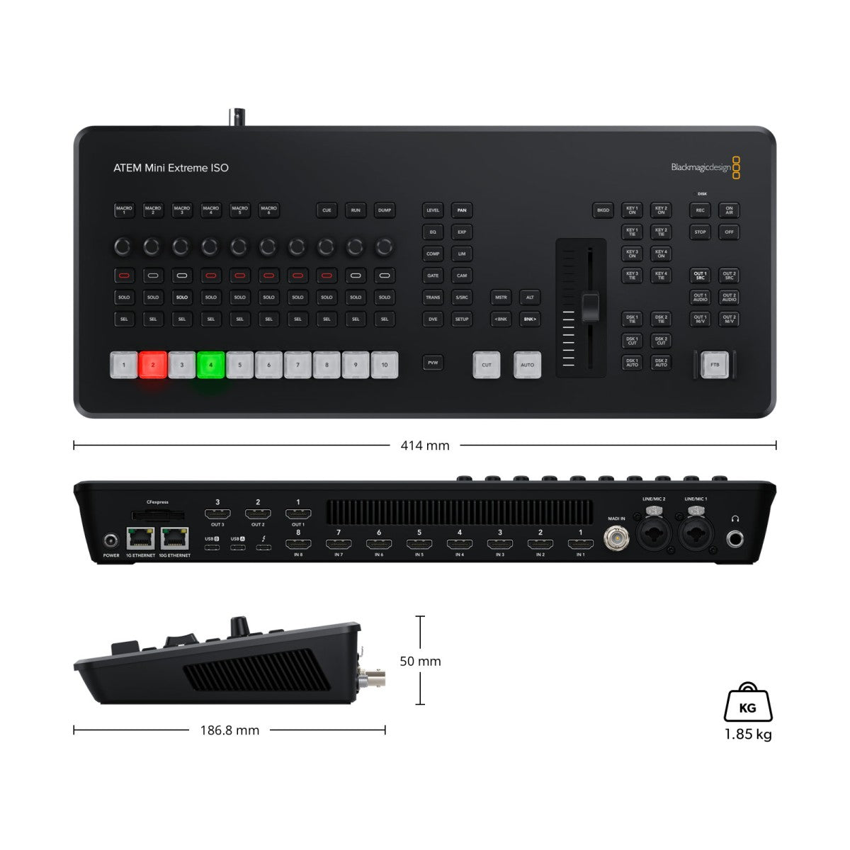 Blackmagic Design ATEM Mini Extreme ISO G2 Live Switcher - Coming Soon