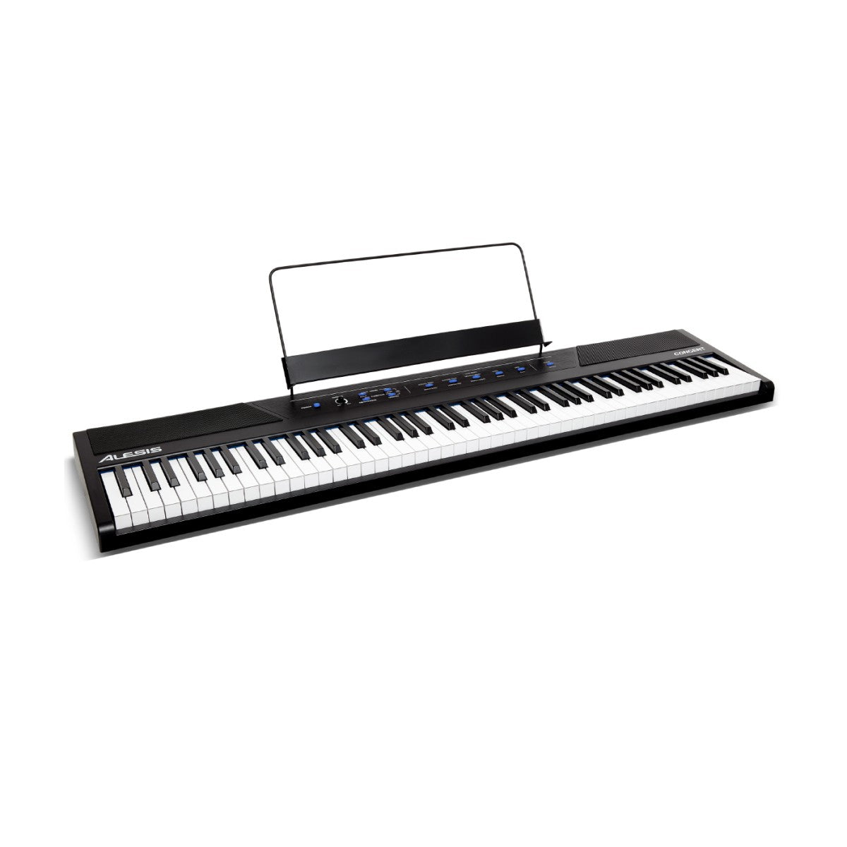 Digital piano with Alesis branding on a white background