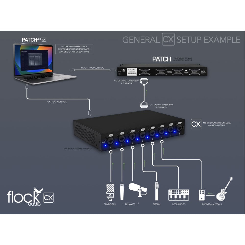 Flock Audio CX Module - Analogue Audio Router Expansion (NEW)