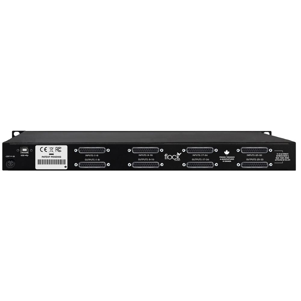 Flock Audio Patch 64-point Digitally Controlled Analogue Patchbay
