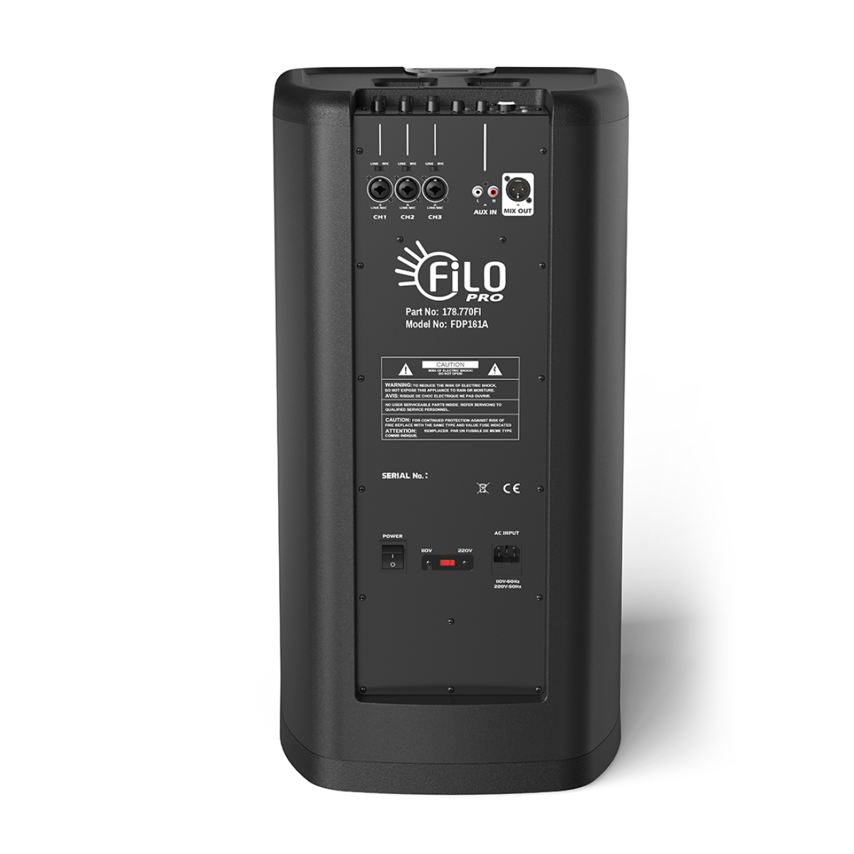 FILO Pro 1200W Column Speaker System (FDP161A)