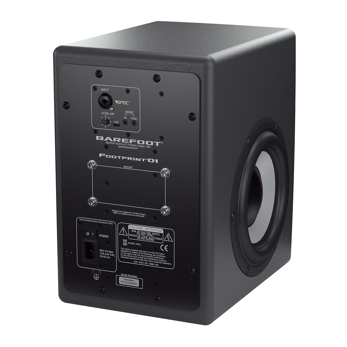 Barefoot Sound Footprint01 Gen2: 3-way active near field monitor 8" (Pair)