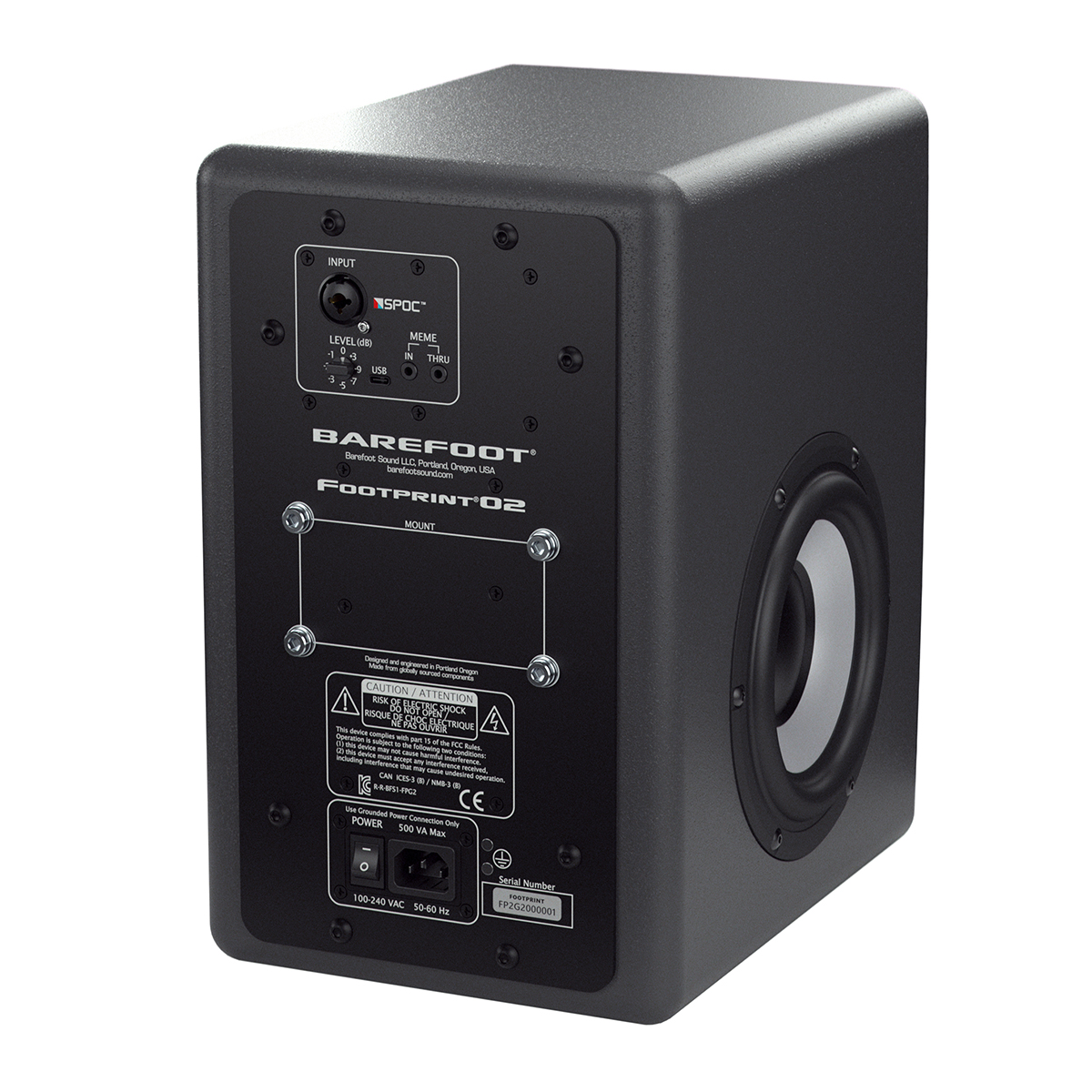 Barefoot Sound Footprint02 Gen2 - 3-way active near field monitor 6.5" (Pair)