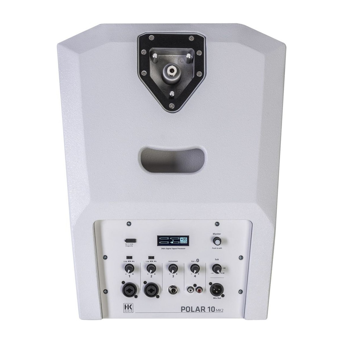 HK Audio POLAR 10 MK2 Column Speaker In White (2 Centres)