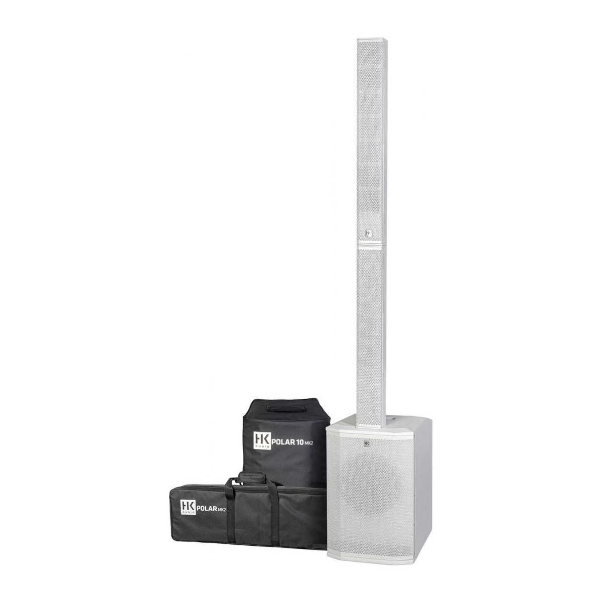 HK Audio POLAR 10 MK2 Column Speaker In White (2 Centres)