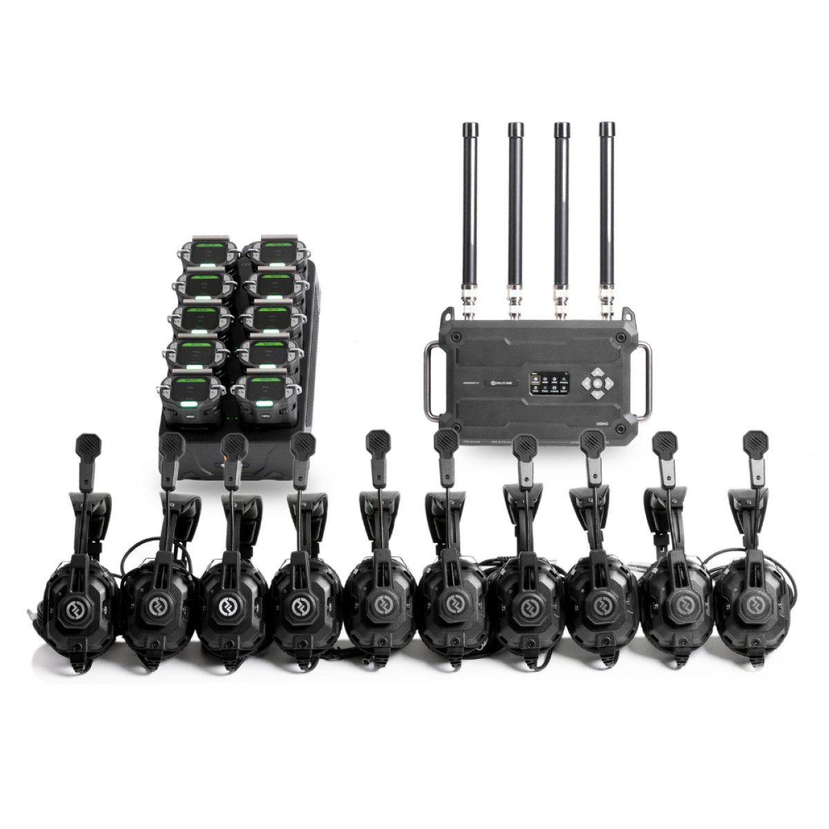 Hollyland Solidcom H1-10S 10-Person Noise-Cancelling Intercom System