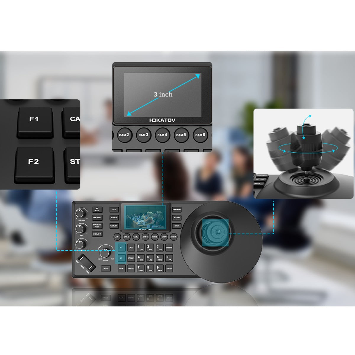 Kato Vision KT-KC20N Pro PTZ Camera Controller - Price on request