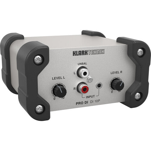 Klark Teknik DI 10P Stereo to Mono Passive DI Box with Midas Transformer