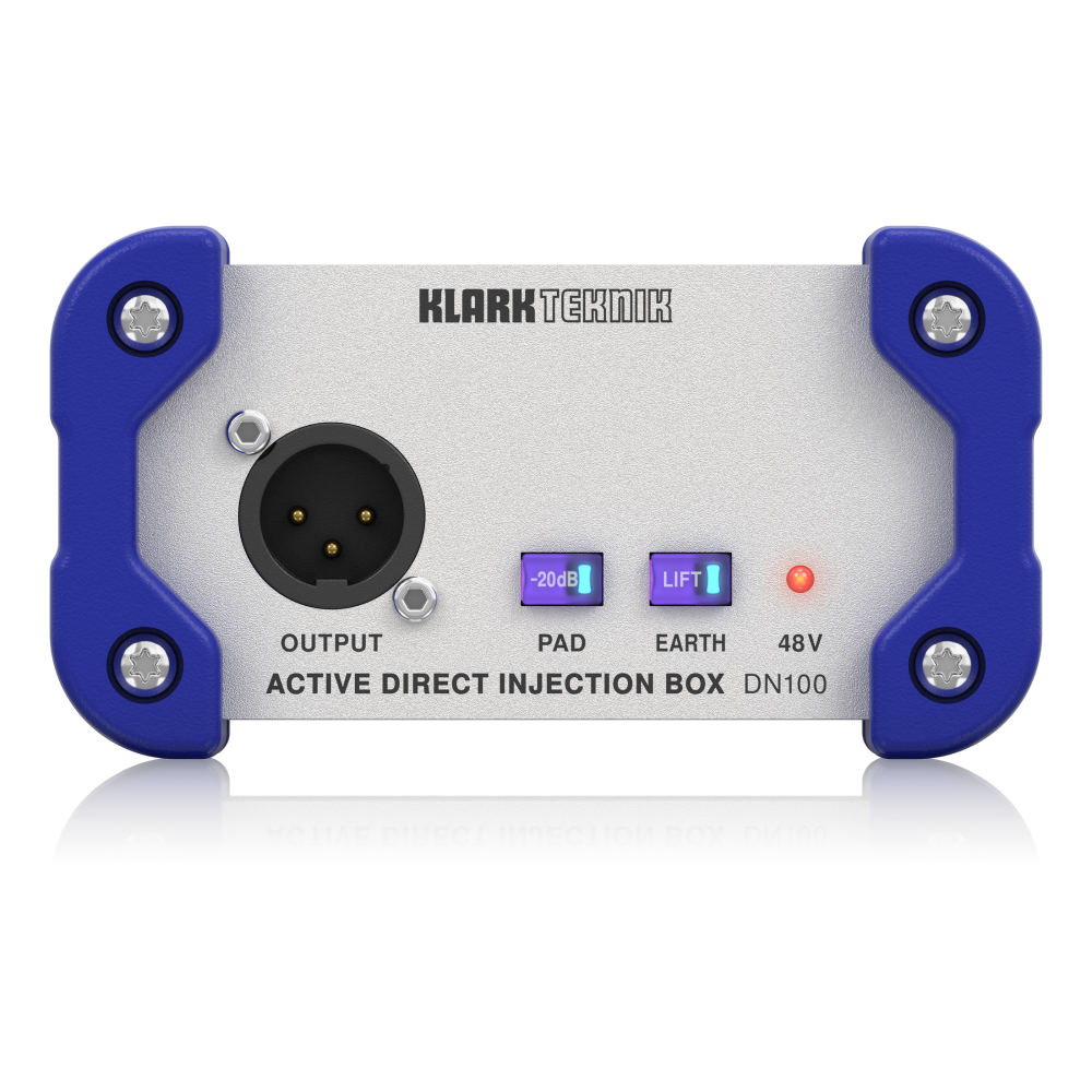 Klark Teknik DN100 V2 1-channel Active Direct Box