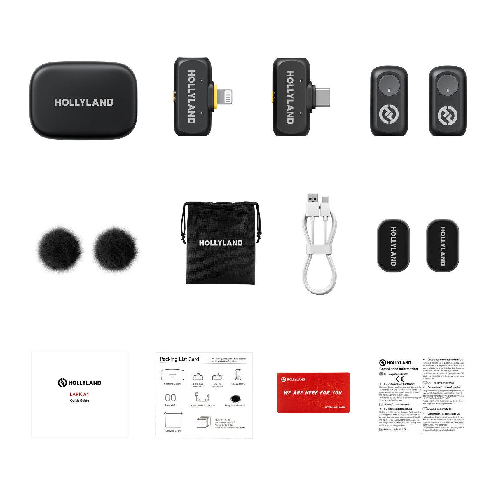 Hollyland LARK A1 Combo Digital Wireless Microphone System - NEW Coming Soon