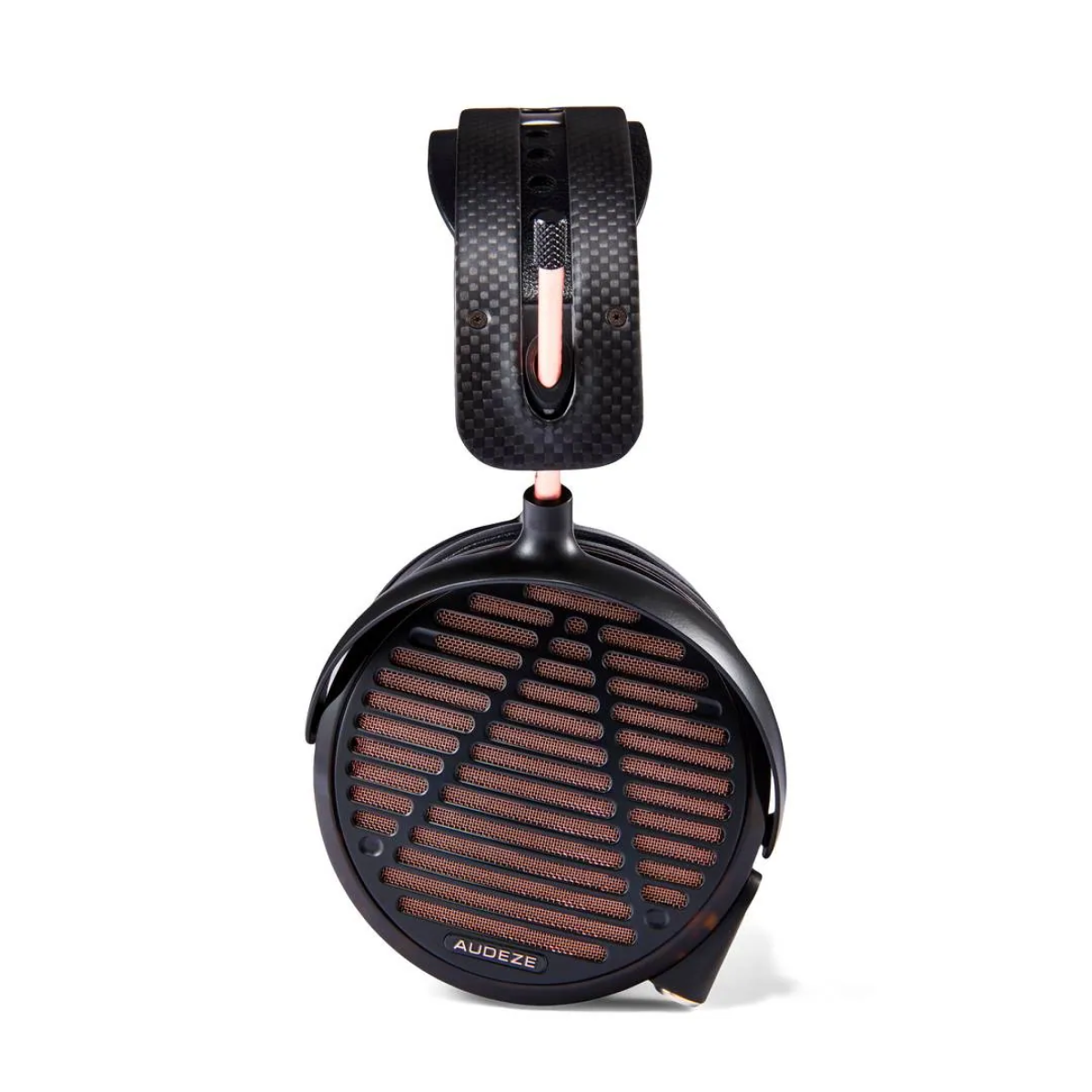 Audeze headphones on a white background