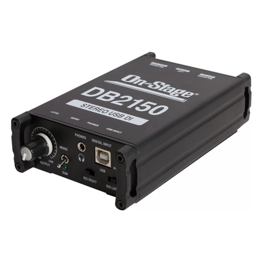 On Stage DB2150 Stereo USB Direct Box