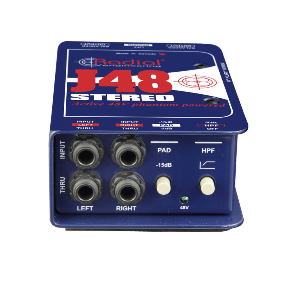 Radial Engineering J48 1-channel Active 48v Direct Box