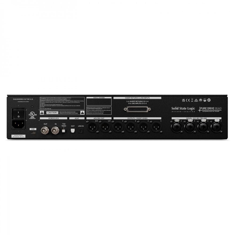 Solid State Logic Pure Drive Quad 4-channel Preamplifier