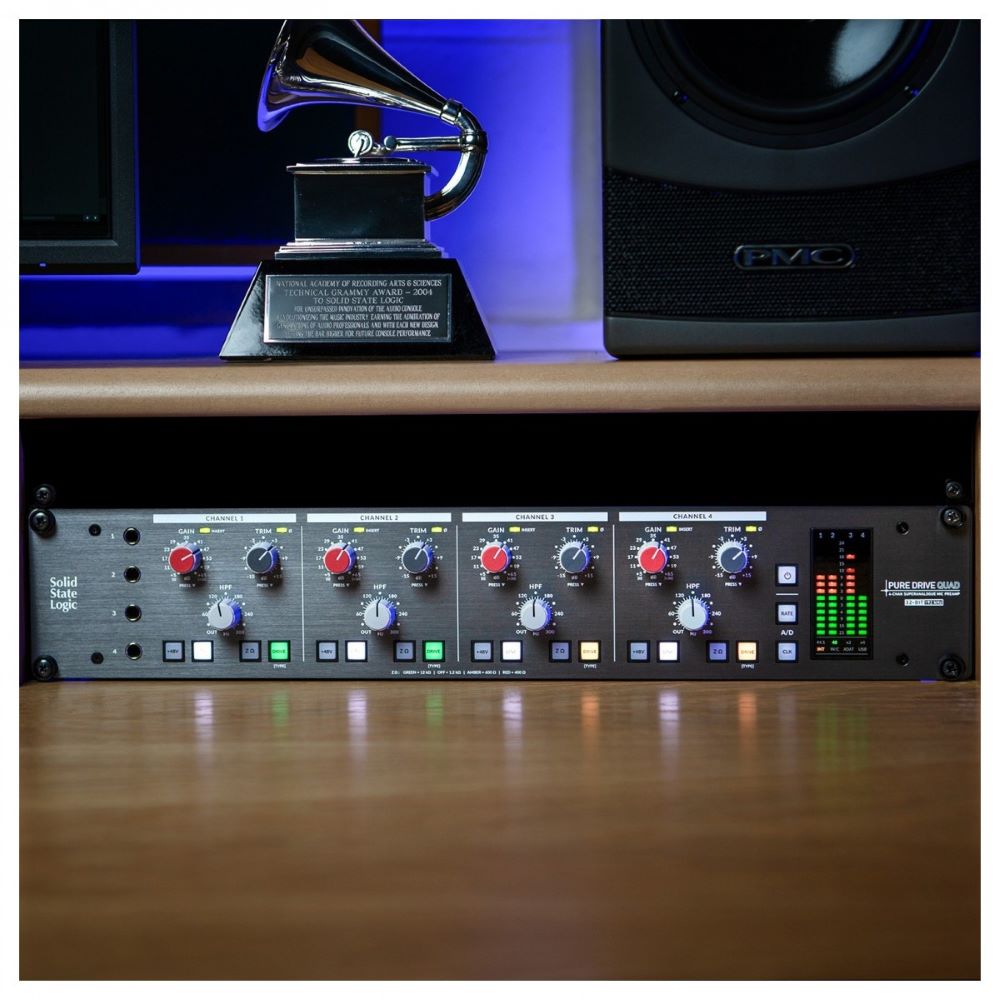 Solid State Logic Pure Drive Quad 4-channel Preamplifier - Coming Soon