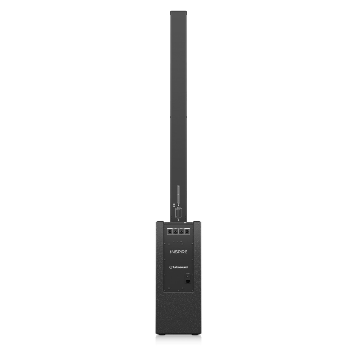 Turbosound iNSPIRE iP1000 V2 1000 Watt 2-channel Portable Column PA System