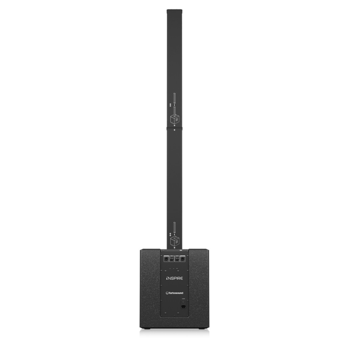 Turbosound iNSPIRE iP2000 V2 1000 Watt 2-channel Portable Column PA System