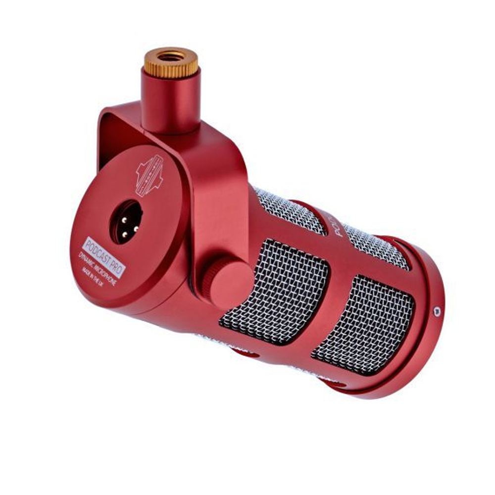 Sontronics Podcast Pro Dynamic Microphone - Red