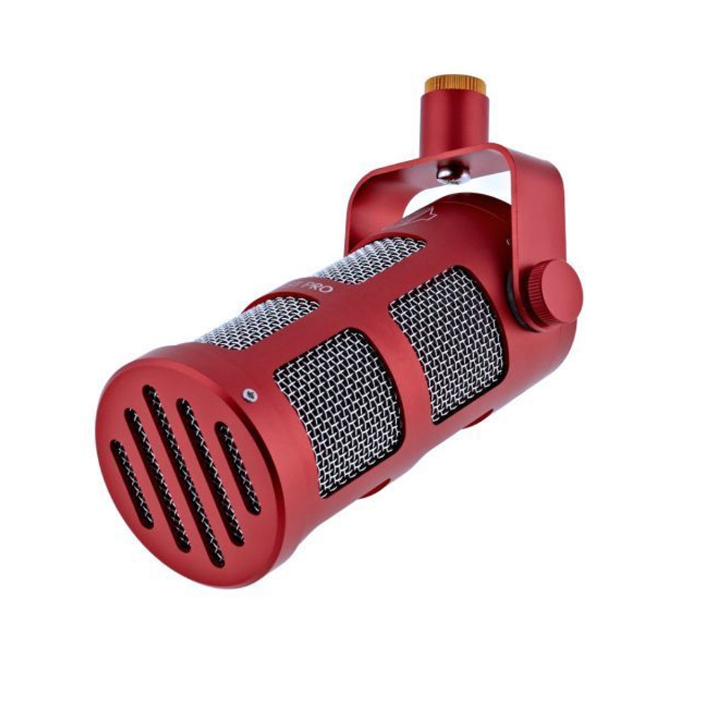 Sontronics Podcast Pro Dynamic Microphone - Red