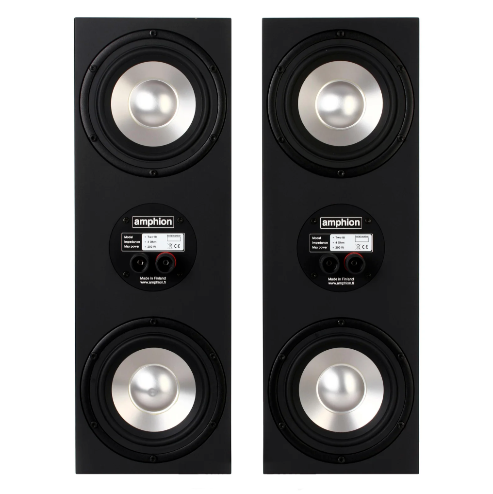Amphion Two18 studio monitors + Amp500 + cables - Certified Used