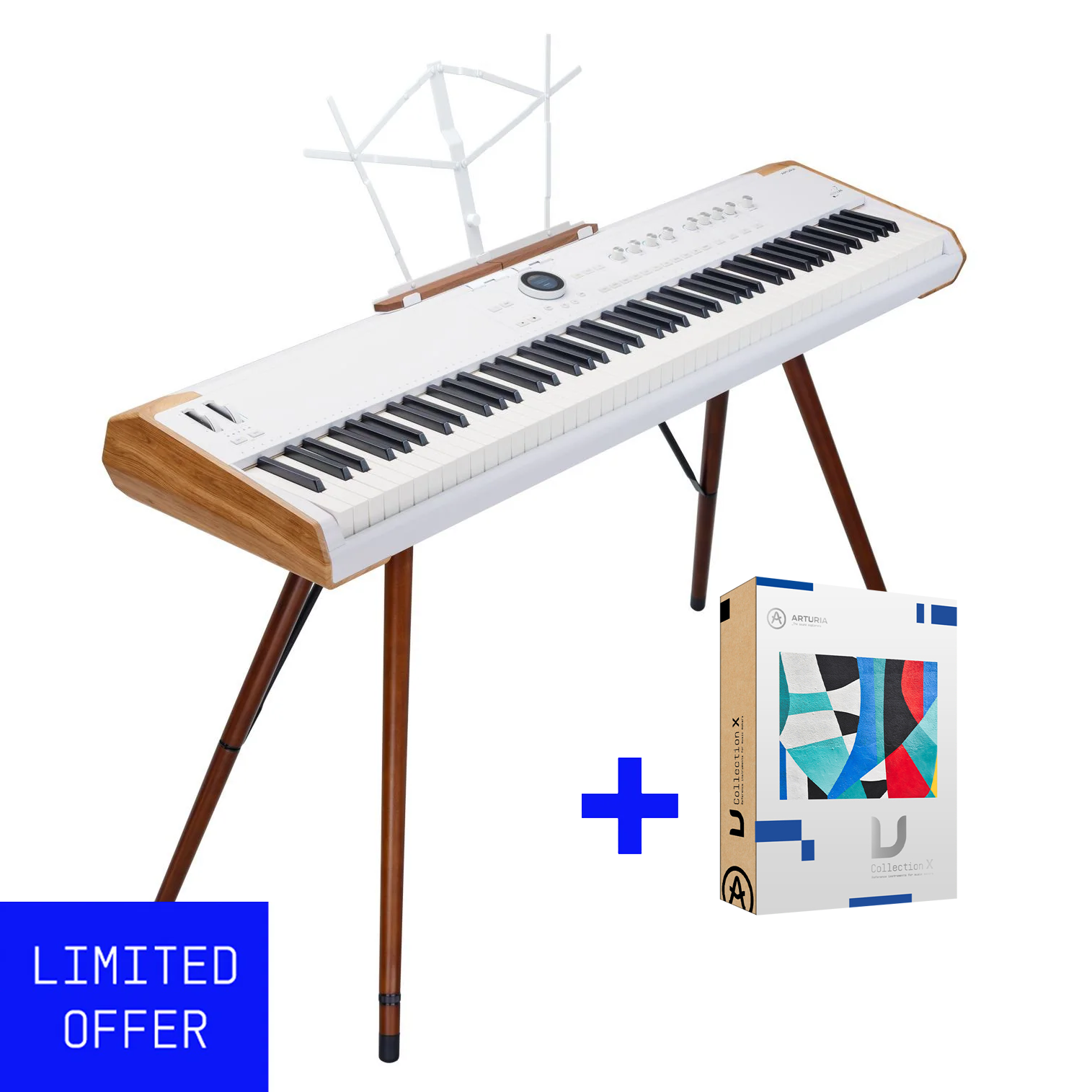 Arturia AstroLab 88-key Stage Keyboard with wooden legs PROMO