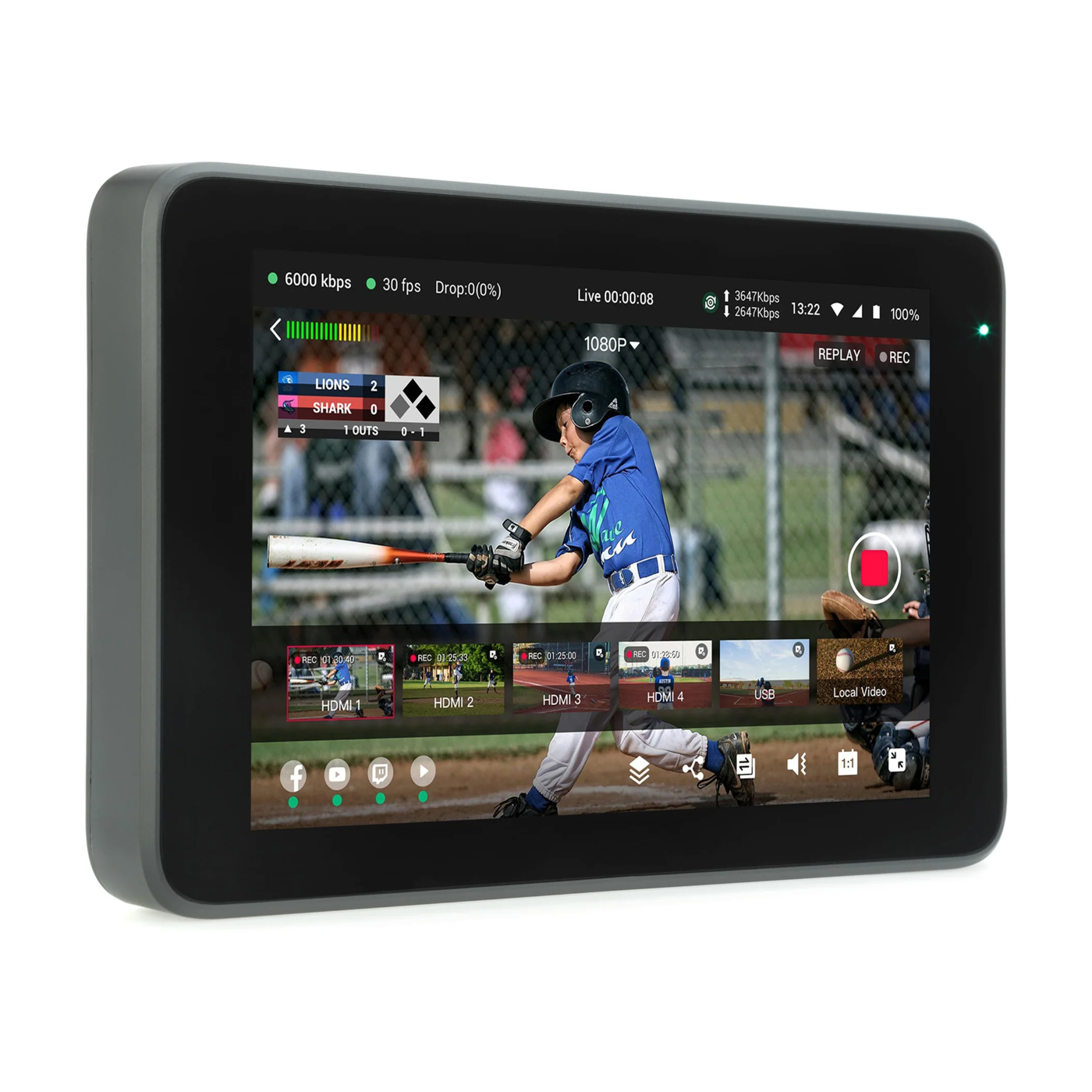 YoloLiv YoloBox Ultra All-in-One Multicamera Live Streaming and Switching System