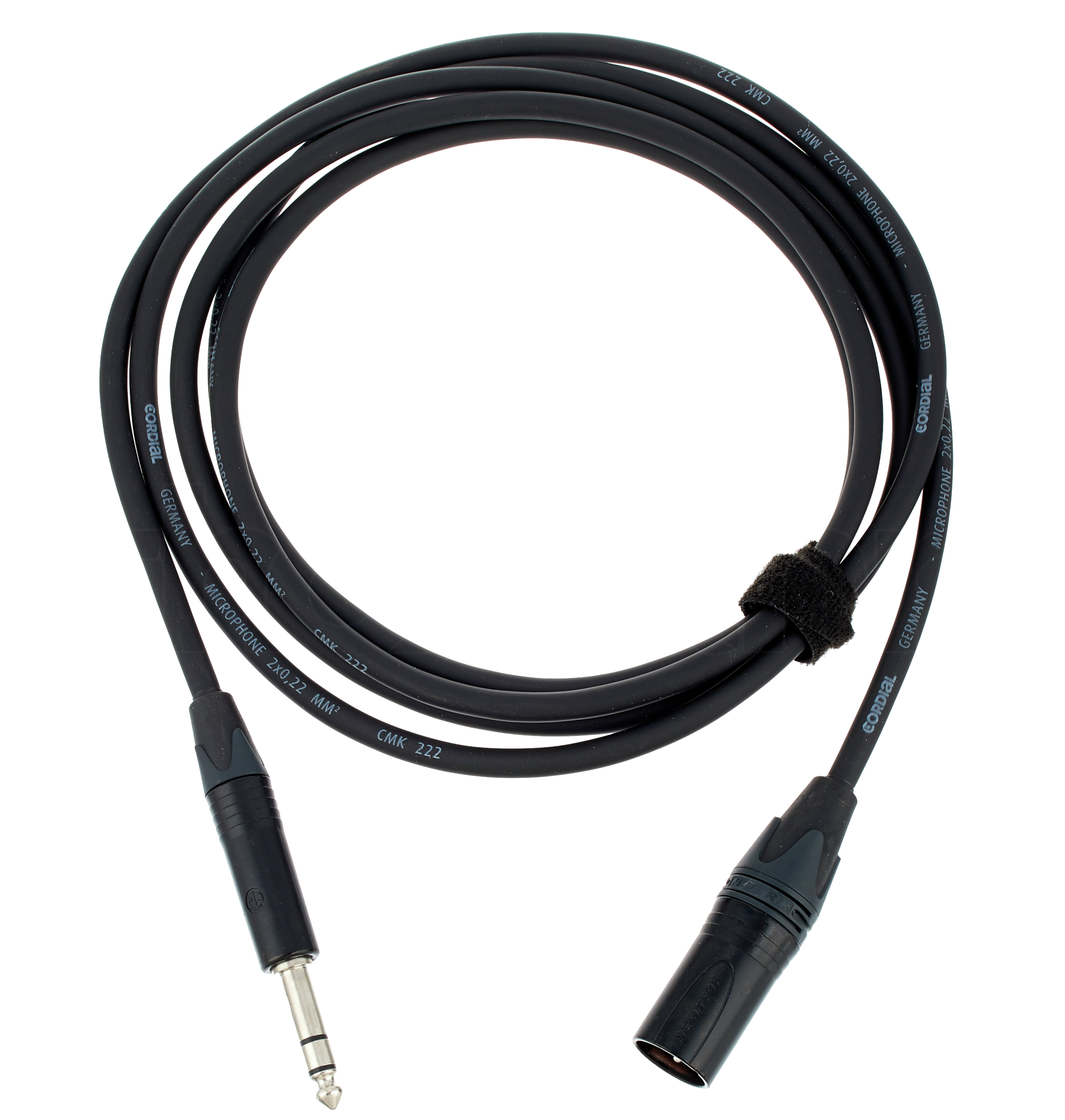 Cordial CPM 2.5 MV Stereo Male 6.3mm-XLR Male with Neutrik connectors