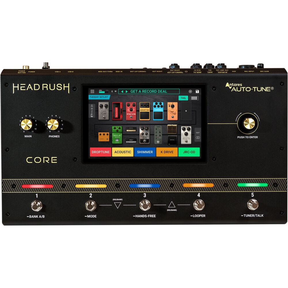 Headrush Core Guitar Multi-effect/Amp Modeler/Vocal Processor Unit