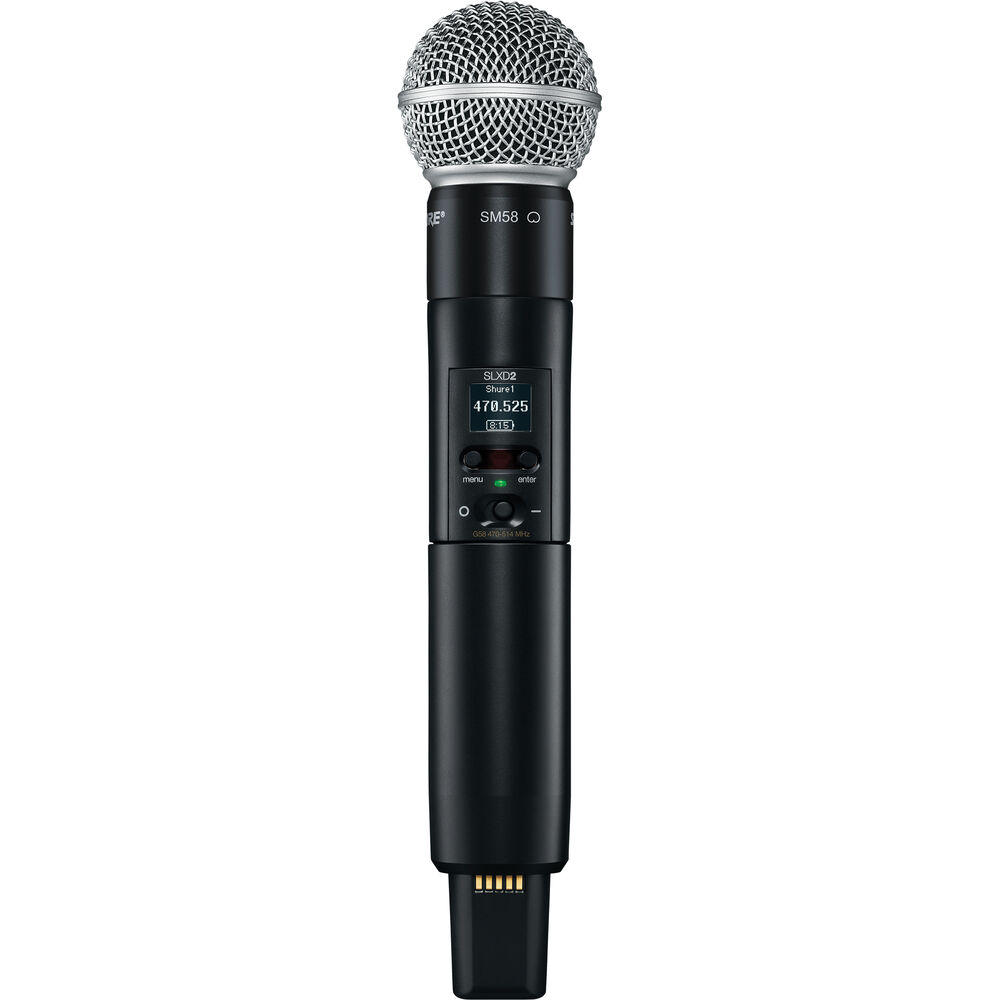 Shure SLXD24/SM58 Digital Wireless Handheld Microphone System with SM58 Capsule