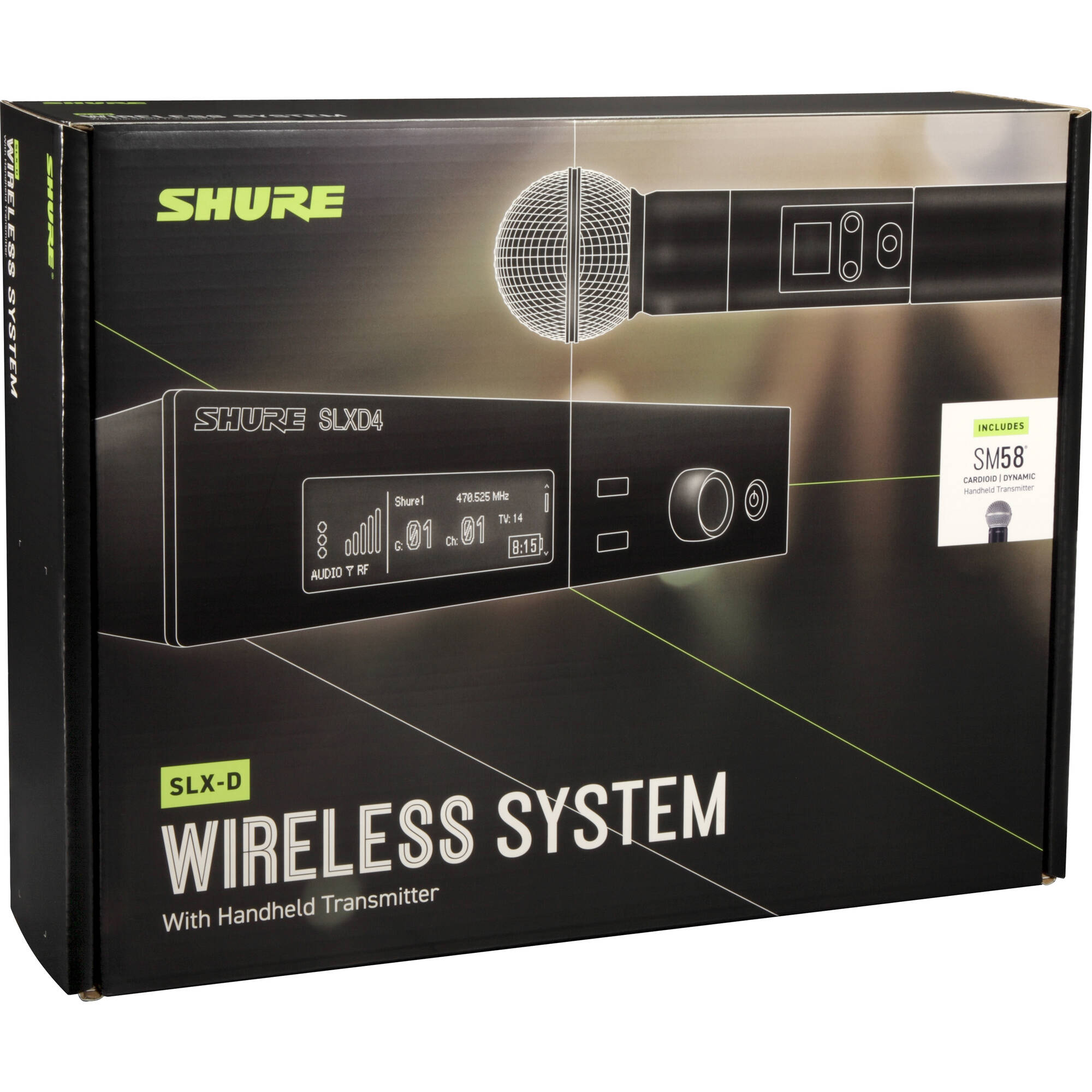 Shure SLXD24/SM58 Digital Wireless Handheld Microphone System with SM5
