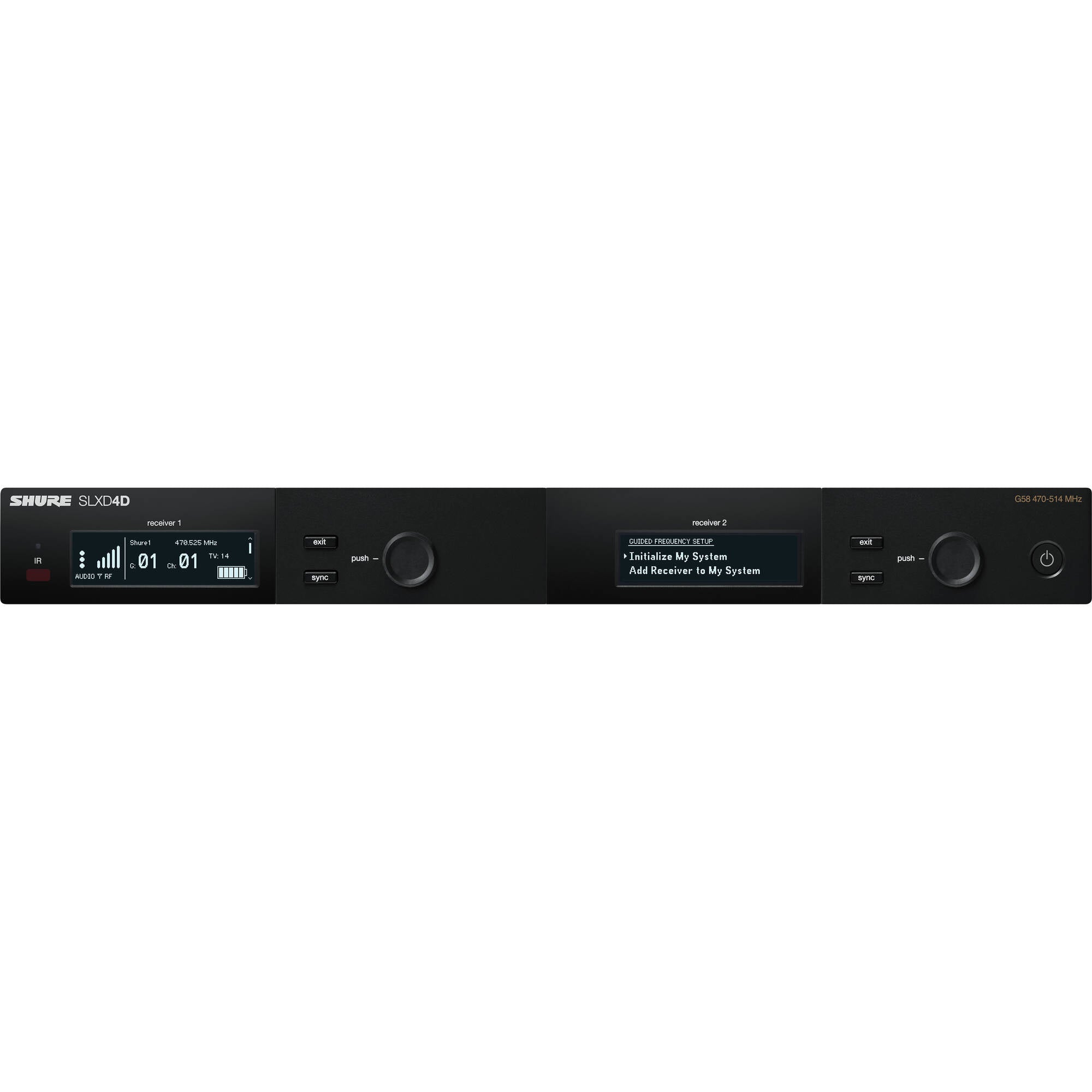 Shure SLXD24/SM58 Dual Digital Wireless Handheld Microphone System