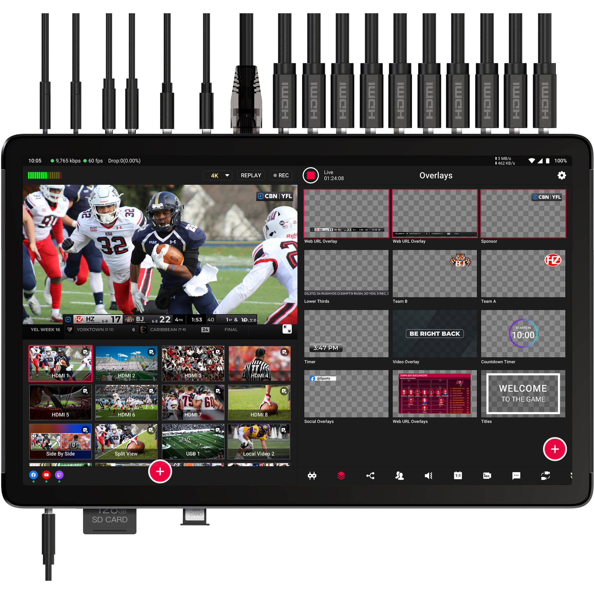 YoloLiv YoloBox Extreme All-in-One Multi-Cam Livestreaming and Switching System
