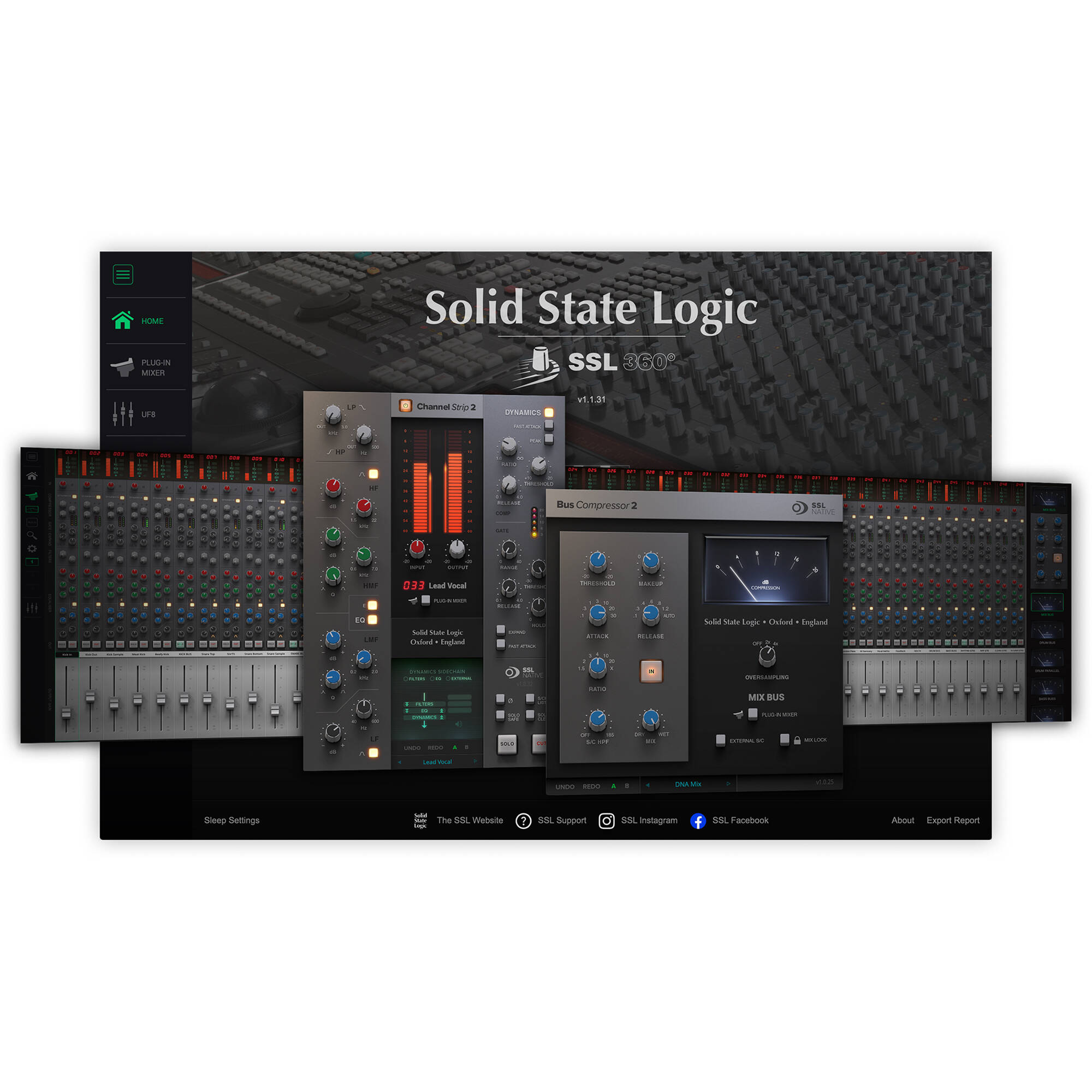 Solid State Logic UF1 & UC1 DAW Controller Set