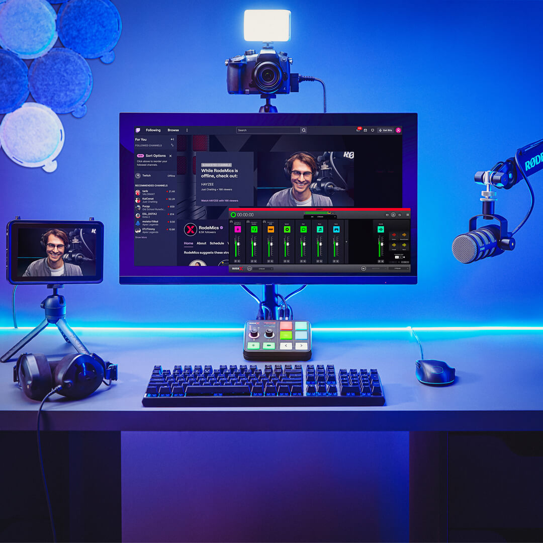 RØDE X Streamer X Audio and Video Console