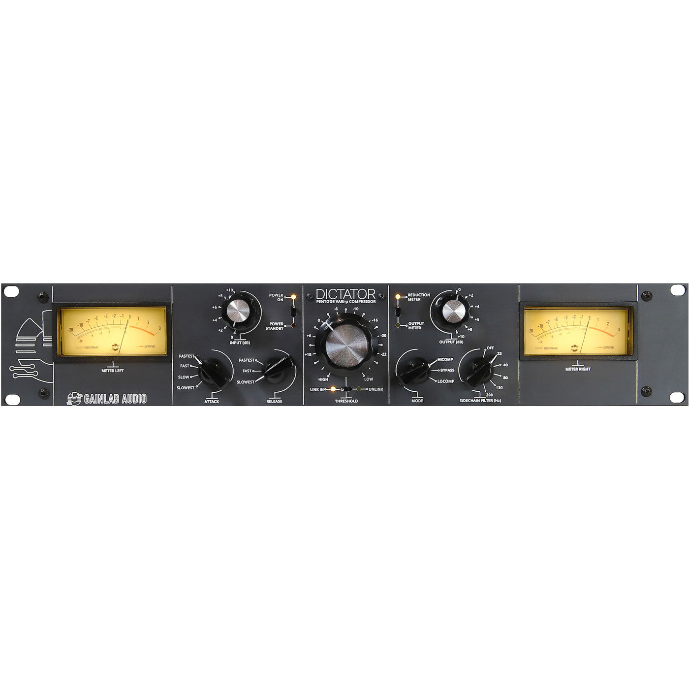 Gainlab Audio Dictator Dual Pentode Vari-μ Compressor (Graphite Limited Edition)