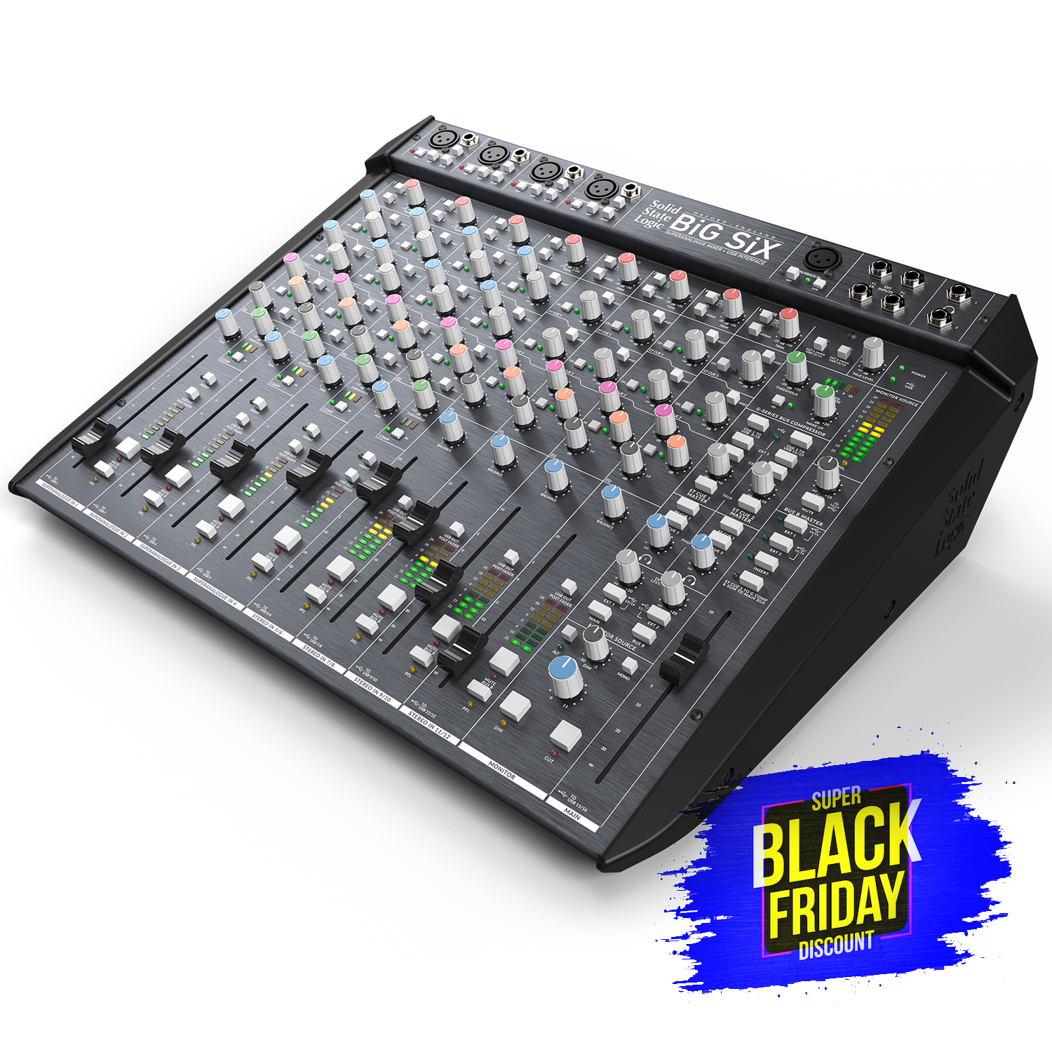 Solid State Logic BiG SiX Desktop Analog Mixer and Interface