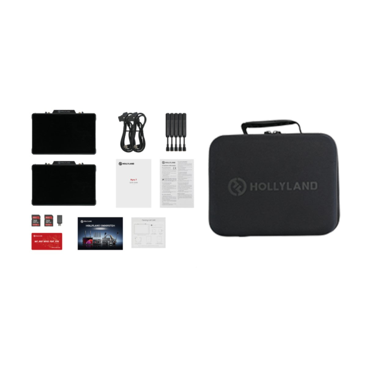 Hollyland Pyro 7 Wireless Transceiver Monitor Kit (Set of Two 7-Inch) 